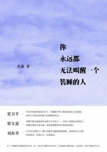 《你永远都无法叫醒一个装睡的人》封面