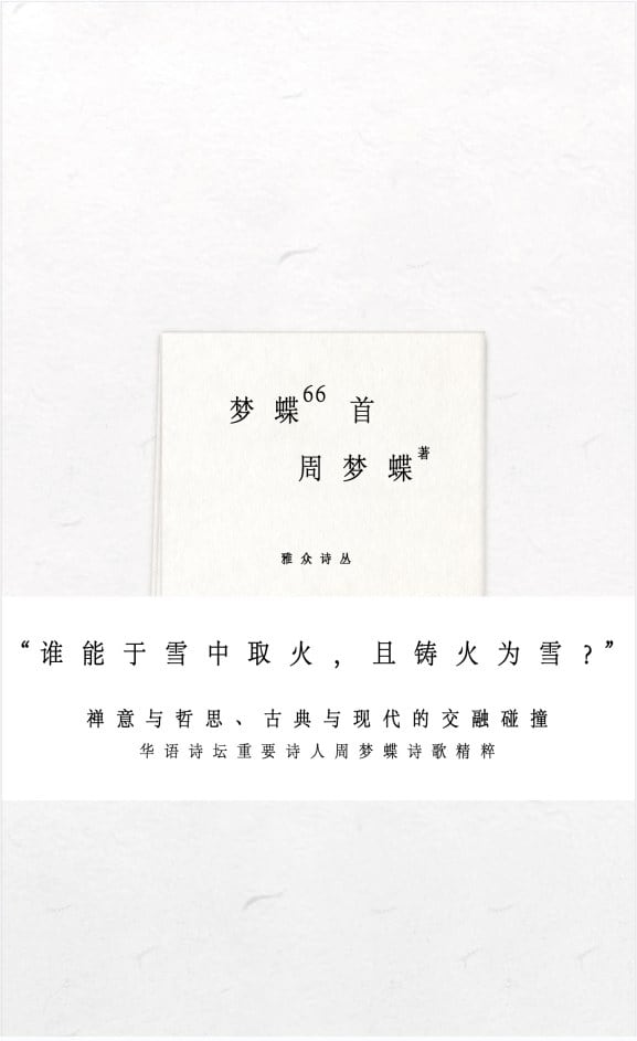 《梦蝶66首》封面