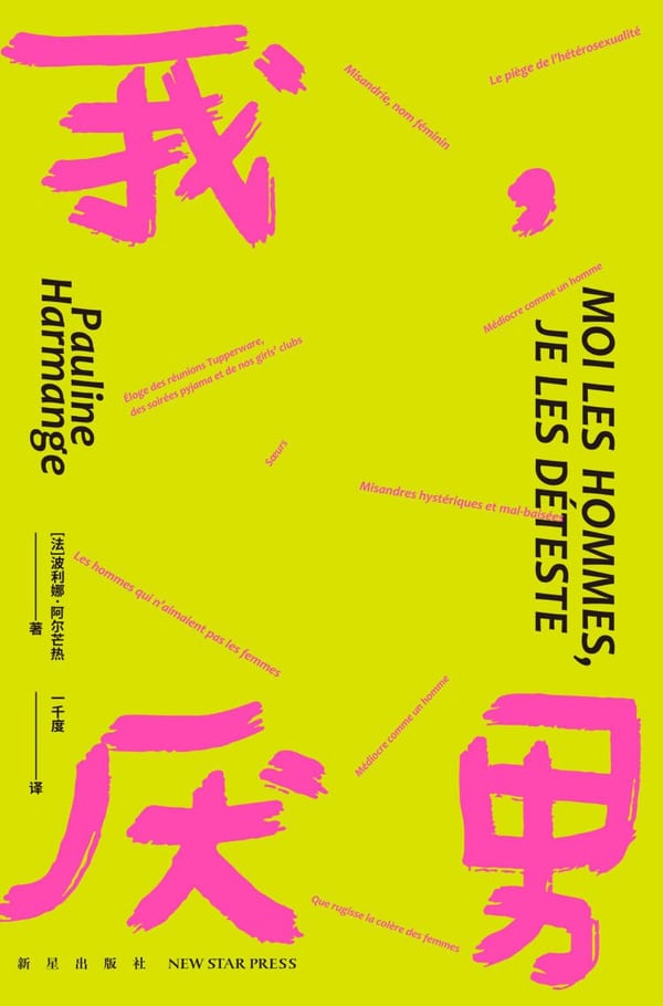 《我，厌男》封面
